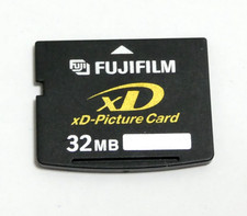 CARTE MEMOIRE FUJIFILM XD-PICTURE CARD 32 MB OFFICIELLE APPAREIL PHOTO TESTE