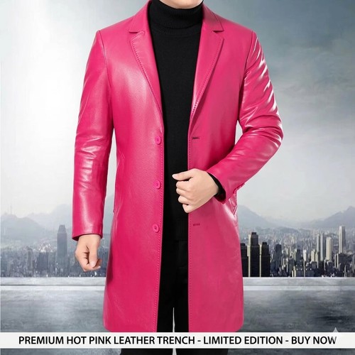 Neuf homme chaud cuir - neuf, rose