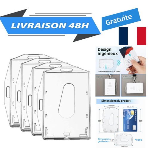 Porte cartes transparent - transparent, 4