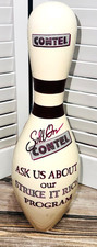 Vtg Bowling Pin Nelson Specialty Co Contel Phone Company Employee League Prize