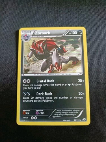 Carte pokémon zoroark - pokémon,