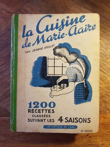 Ancien livre cuisine - livre,