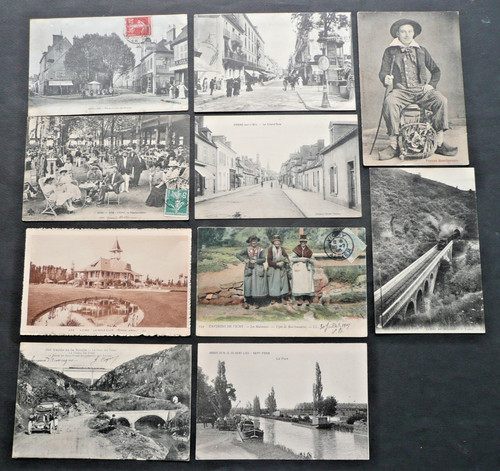 Lot cartes postales - de, 10