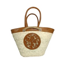 Sac à Main tressé en Fibres  naturelles de Palmier - 100% naturel- Fait Main.