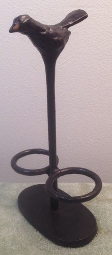 Metal bird napkin holder - napkin,