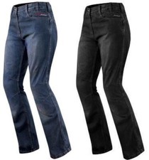 Womens Jeans CE Knee Protection Pants Lady Motorcycle Scooter Custom Touring