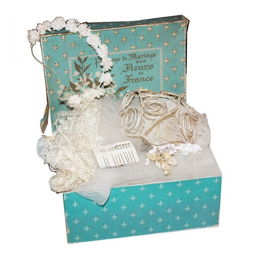 Coffret mariée ancien - coffret, de