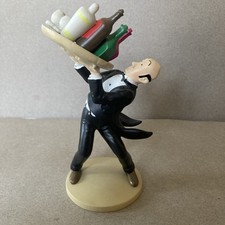 FIGURINE NESTOR AU PLATEAU - COLLECTION TINTIN HERGE MOULINSART N°18 2012