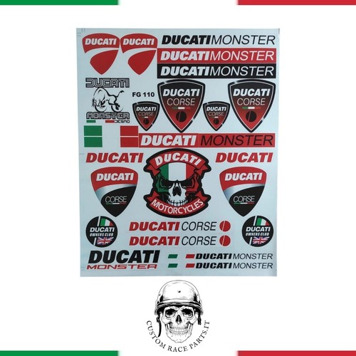 Kit adhésifs moto ducati - kit,
