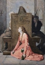 Dessin encadré aquarelle