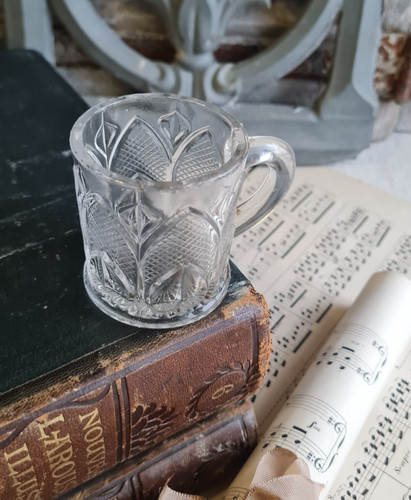 Ancien verre tasse - verre,