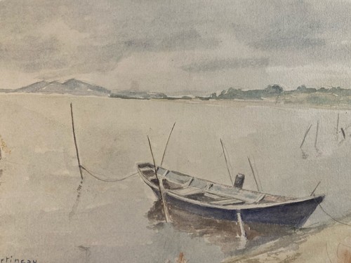 Beau dessin encre - dessin, aquarelle