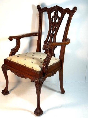 Vtg chippendale style ball - vtg,