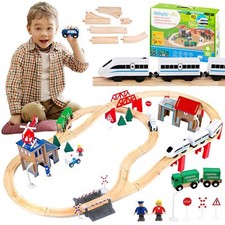Train en Bois Enfant - Trains