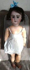 BEAUTIFUL ANTIQUE SFBJ BLUE EYES DOLL SIZE 11 Height 62cm