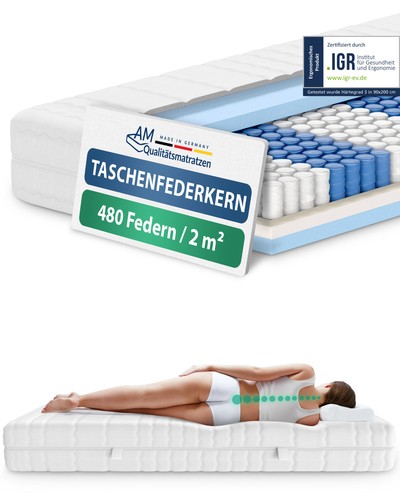 Matelas ressorts ensachés - matelas, à
