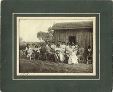 Photo PORTUGAL dated 1908 A country meal