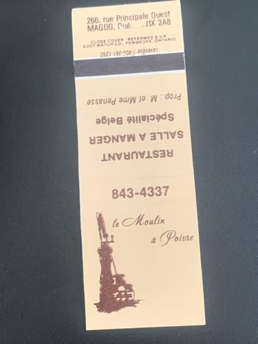 Vintage canada matchbook - canada,