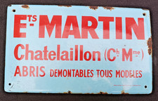 Plaque émaillée ancienne