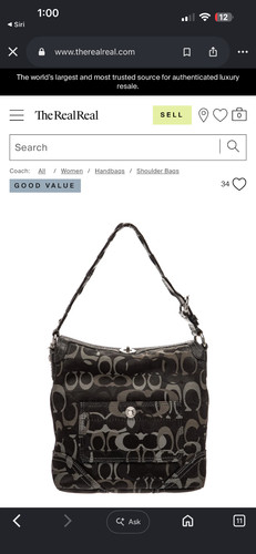 Vintage y2k black - vintage, coach