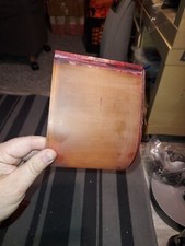 Pair 2 Federal Signal aerodynic dome panel Amber Lens