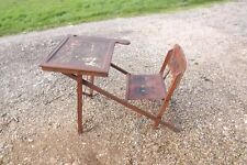 Pupitre d'écolier Art-nouveau repliable