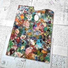 Palette d'artiste double face « Palette à reliefs »