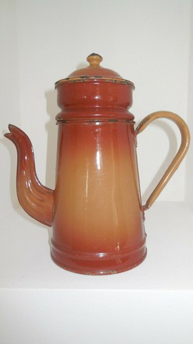 Cafetiere emaillee ancienne - emaillee,