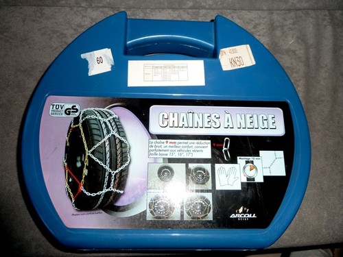 Chaines neige arcoll 9 mm - neige,