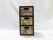 Boîte de rangement vintage en