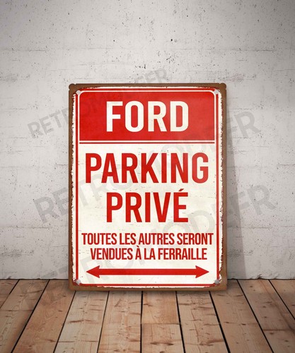 Plaque métal vintage - , ford