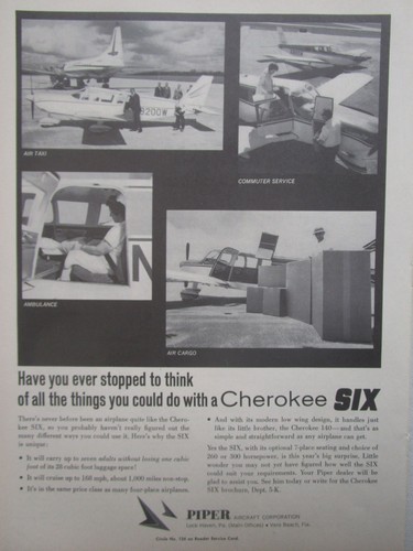 1967 pub piper aircraft - piper,