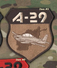 AFGHAN AIR FORCE AAF A-29 SUPER TUCANO LITE ATTACK AIRCRAFT vêlkrö PATCH:⭐ITEM#3