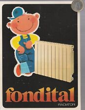 DIY. radiator. FONDITAL. 14.5 X 19.5 cm. Vintage