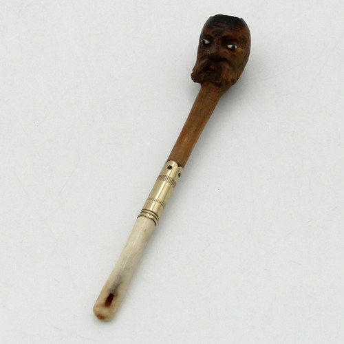 Fume cigarette tête - , de