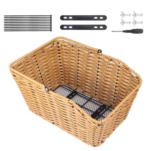 Panier vélo tissé à - panier,