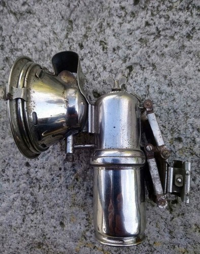 Lampe carbure ancienne herm - lampe, à