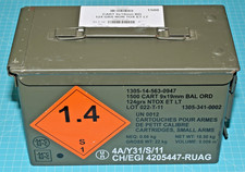 caisse de munitions militaire