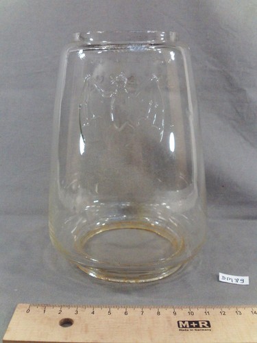Ancien verre lampe tempête - verre, de
