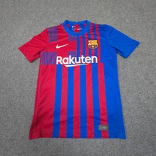 Barcelona FC Jersey kids MEDIUM blue soccer football 2021-22 home nike Size M