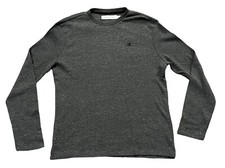 Calvin Klein Jeans Men's Waffle Thermal Long Sleeve Shirt Grey Medium
