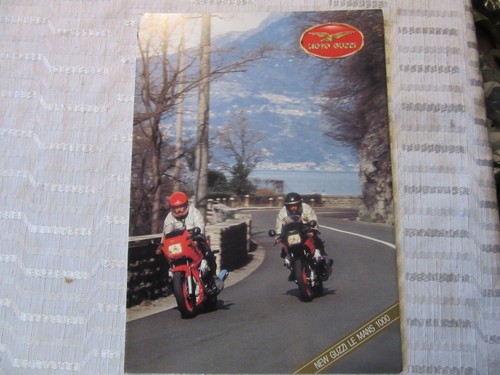 Brochure vente moto guzzi - de,