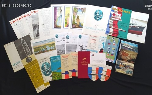 Lot documents concernant le - documents,