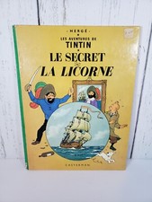 IN FRENCH - Tintin Le Secret et La Licorne par Hergé (Hardcover) Printed in 1966