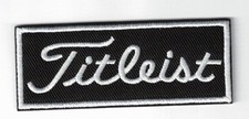 Titleist Golf Black Embroidered 1.25x2.75" Iron / Sew-On Patch