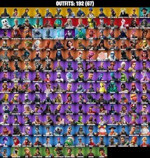 (193)  Exclusive Fortnite OG Black Knight, The Reaper, John Wick, Blue Squire