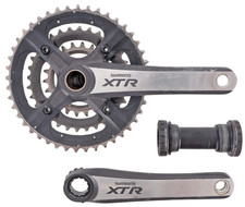 Shimano XTR 3x 9s FC-M970 Mtn Bike Crankset 44/32/22T Mega 9 175mm Triple w/ BB