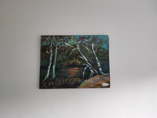 Belle peinture paysage - belle, de