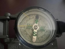 Boussole Avec Altimètre En Métal Vert Militaire Fonctionne