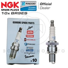 Bougies Originales APRILIA/NGK BR9ES Kit X10 BETA RR ENDURO 50 CC